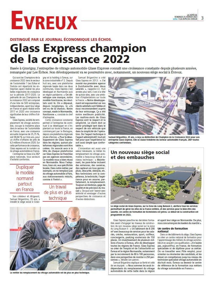 Article La Dépêche - Eure Infos